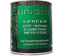 Алкидно-уретановая грунт-эмаль для черных и цветных металлов УНИКОМ тара 2.5кг, цвет красный матовый УН-02-2.5-3020