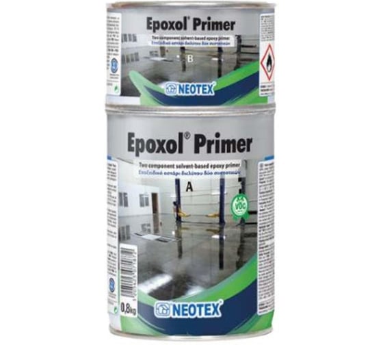 Эпоксидная грунтовка NEOTEX EPOXOL PRIMER комплект A+В 0,8кг 14240200