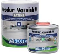 Двухкомпонентный полиуретановый глянцевый лак на водной основе NEOTEX NEODUR VARNISH W SATINE A+B 9кг 12750300