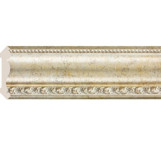 Карниз Cosca Decor 154-553 интерьерный багет, 107 мм, античная платина СПБ016629 1