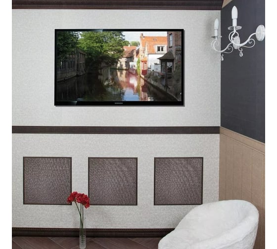 Потолочный плинтус Cosca Decor 152-2 интерьерный багет, 85 мм, красное дерево СПБ016602
