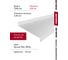 Комплект отливов простых Grand Line 150 0,45 ПЭ-п RAL 9003 1,5м (10шт) 791988 8