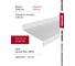 Комплект отливов простых Grand Line 100 0,45 ПЭ-п RAL 9003 1,5м (10шт) 791979 8