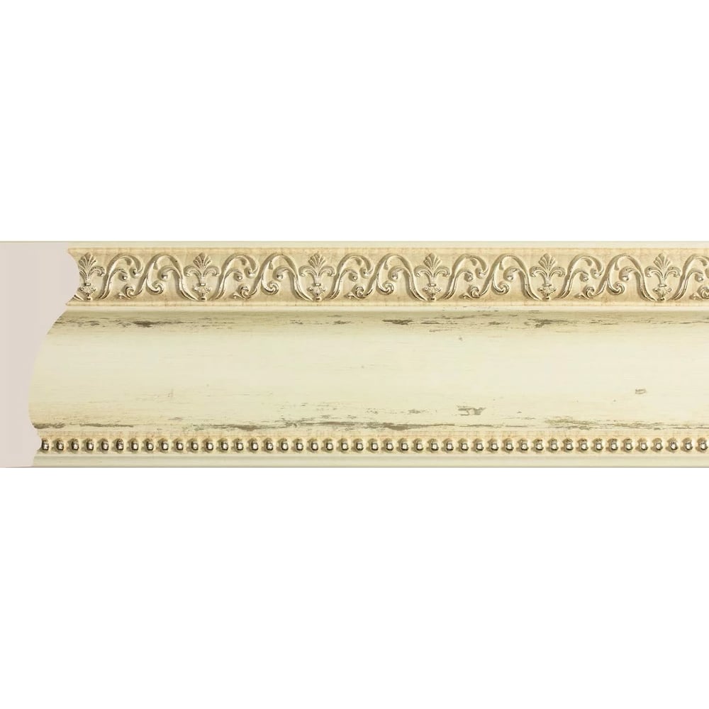 Потолочный плинтус Cosca 147-1028 интерьерный багет, 84 мм, бежевый с ...