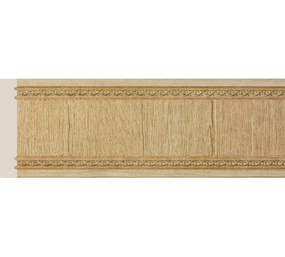 Молдинг Cosca Decor 150-5 интерьерный багет, 80 мм, ясень золотистый СПБ016587