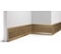 Плинтус Cosca Decor 144-4 интерьерный багет, 80 мм, дуб светлый СПБ016568 2