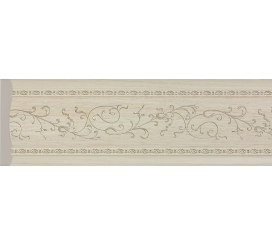 Молдинг Cosca Decor 186-13 интерьерный багет, 60 мм, крем СПБ019701