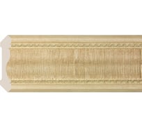 Карниз Cosca Decor 172-5 интерьерный багет, 100 мм, ясень золотистый СПБ016755