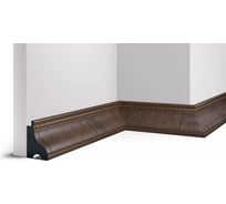 Плинтус Cosca Decor 175-3 60 мм, дуб темный СПБ016772