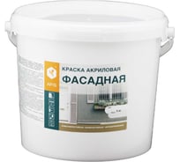 Краска акриловая фасадная APIS белая, ведро 7 кг RUK-004-0007