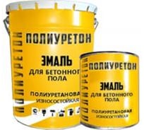 Двухкомпонентная полиуретановая эмаль для бетонных полов ПОЛИУРЕТОН, комплект 20кг, цвет зеленый глянцевый ПО-03-20-6029
