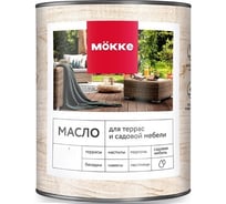 Масло для террас и садовой мебели MÖKKE (белый) 1,8 л., 9612
