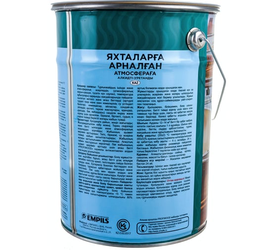 Алкидно-уретановый яхтный лак PROFIWOOD (атмосферостойкий; глянцевый; 5 л; 4.6 кг) 75162