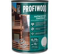 Алкидный антисептик PROFIWOOD (лаковый; тонирующий; атмосферостойкий; белый; 0.7 кг) 67012