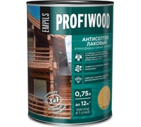 Алкидный антисептик PROFIWOOD (лаковый; тонирующий; атмосферостойкий; сосна; 0.75 л; 0.7 кг) 67014