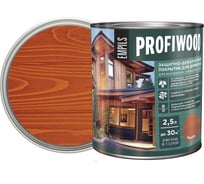 Защитно-декоративное покрытие для древесины PROFIWOOD (рябина; 2.5 л; 2.3 кг) 72657