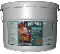 Защитно-декоративное покрытие для древесины PROFIWOOD (рябина; 9 л; 8 кг) 75916