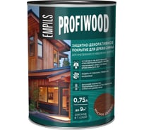 Защитно-декоративное покрытие для древесины PROFIWOOD (красное дерево; 0.75 л; 0.7 кг) 72627