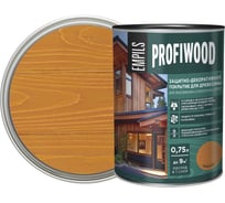 Защитно-декоративное покрытие для древесины PROFIWOOD (орегон; 0.75 л; 0.7 кг) 72621