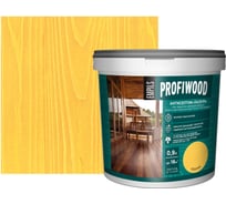 Водно-дисперсионный антисептик-лазурь PROFIWOOD (декоративный; атмосферостойкий; сосна; 0.9 кг) 4022