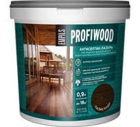 Водно-дисперсионный антисептик-лазурь PROFIWOOD (декоративный; атмосферостойкий; палисандр; 0.9 кг) 70023