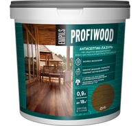 Водно-дисперсионный антисептик-лазурь PROFIWOOD (декоративный; атмосферостойкий; дуб; 0.9 кг) 4001