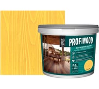 Водно-дисперсионный антисептик-лазурь PROFIWOOD (декоративный; атмосферостойкий; сосна; 2.5 кг) 4024