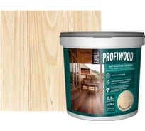 Водно-дисперсионный антисептик-лазурь PROFIWOOD (декоративный; атмосферостойкий; бесцветный; 2.5 кг) 3997