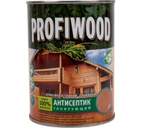 Алкидный антисептик PROFIWOOD (тонирующий; атмосферостойкий; тик; 0.8 л; 0.7 кг) 3912
