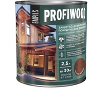 Защитно-декоративное покрытие для древесины PROFIWOOD (тик; 2.5 л; 2.3 кг) 72655