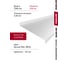 Комплект отливов Grand Line простых 200 0,45 ПЭ-п RAL 9003 1,5м (3шт) 792006 8