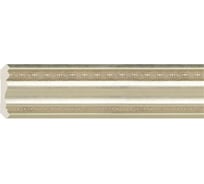 Карниз Cosca Decor 80 мм, интерьерный багет, платина СПБ051696