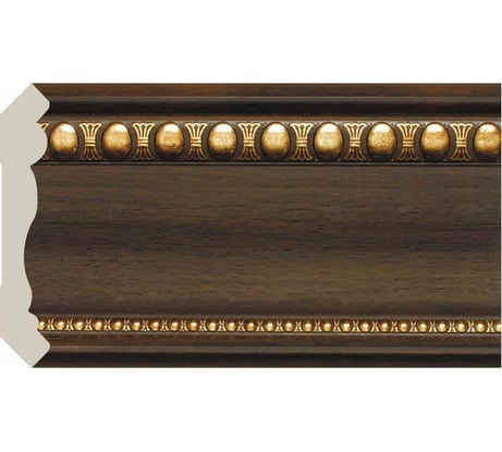 Карниз Cosca Decor интерьерный багет, 60 мм, венге СПБ023876