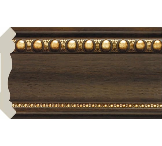 Карниз Cosca Decor интерьерный багет, 60 мм, венге СПБ023876 1
