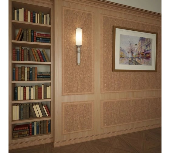 Карниз Cosca Decor 80 мм, интерьерный багет, опал СПБ057690