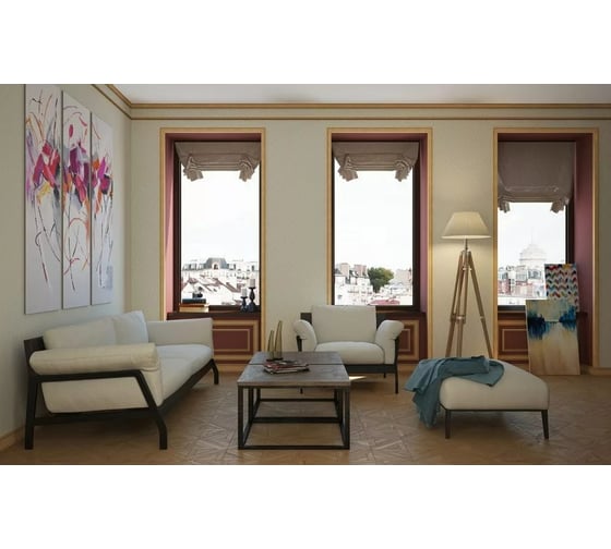 Карниз Cosca Decor 80 мм, интерьерный багет, оникс СПБ057613