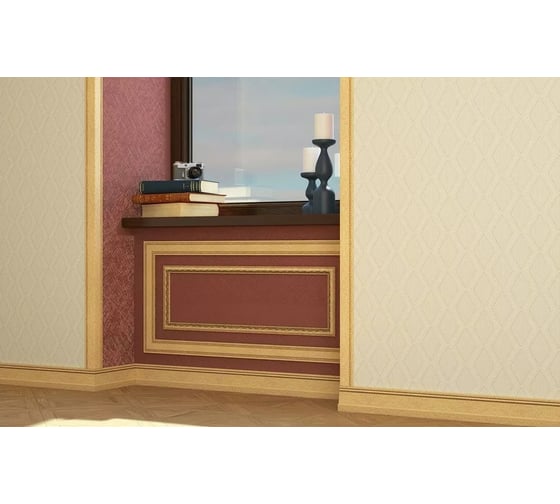 Карниз Cosca Decor 80 мм, интерьерный багет, оникс СПБ057613