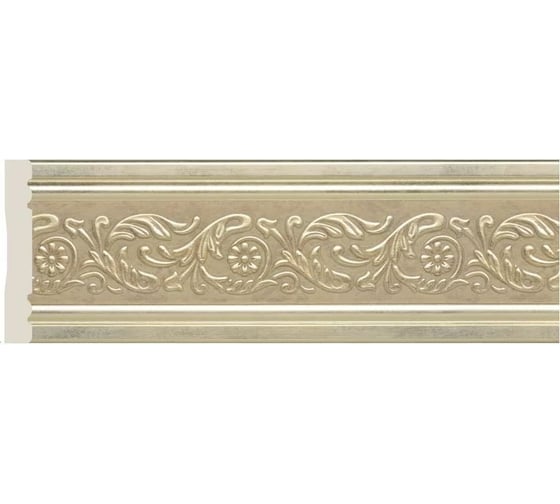 Молдинг Cosca Decor интерьерный багет, 100 мм, платина СПБ051692