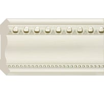 Карниз Cosca Decor 80 мм, интерьерный багет, белое дерево СПБ023869