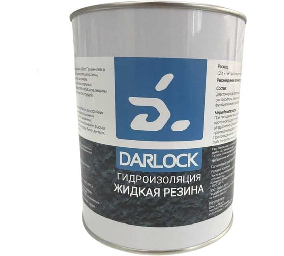 Жидкая резина для кровли Darlock 1л 903033526