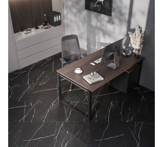 Керамогранит CULTO NERO MARQUINA 60х60 матовый, упаковка 1,44м2 УТ-99903944