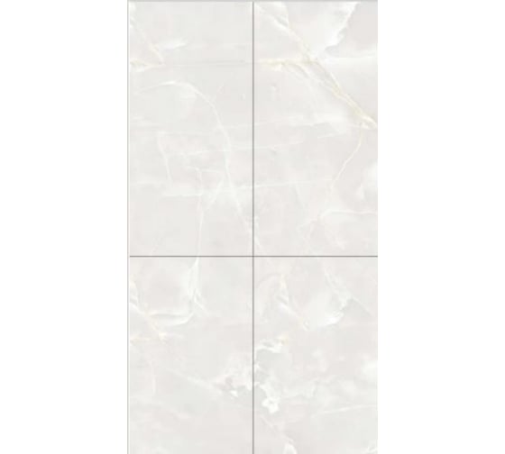 Керамогранит CULTO ONYX WHITE 60х120 глянцевый, упаковка 2,16 м2 УТ-99904319