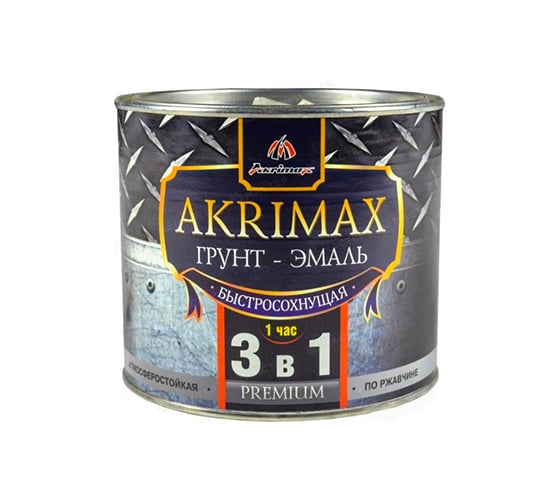 Грунт-эмаль AKROMIX Люкс черная матовая RAL9005 (К), фас 22 кг lux22k9005m