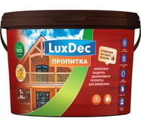 Защитная декоративная пропитка LuxDec светлый дуб 10л, 14593