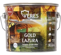 Декоративная пропитка для дерева Veres Верес Gold №7 VG-11, глянцевая, 2,7 л, махагон 281439