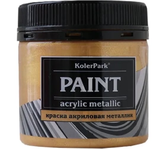 Краска акриловая декоративная Palizh Koler Park золото металлик 50 мл КР.09-0,05 11606976