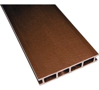 Террасная доска ВудДекер WD Standard мелкий вельвет, ПВХ, коричневый, 25x145x3000 мм DSMV3K
