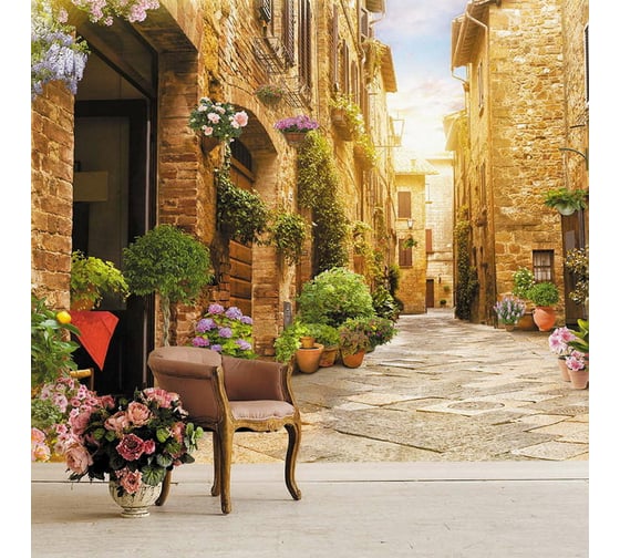Обои Антимаркер Milan Улочка радости 400x270 см M 489