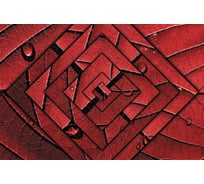 Обои Антимаркер Milan Красные ромбы 300x200 см M 714