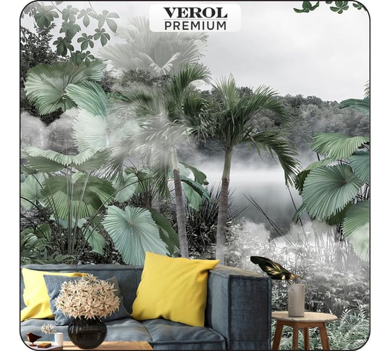 Флизелиновые фотообои Verol Пальмы встык 15-ФФО_04925